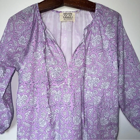 Tuckernuck Exclusive Violet and Indigo Nila Dali Dress by SZ Blockprints - Picture 8 of 13